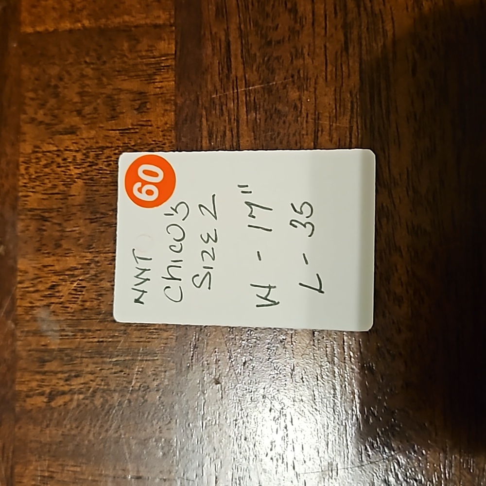 NWTs Chico’s Size 2 Capri Pants - Picture 9 of 9